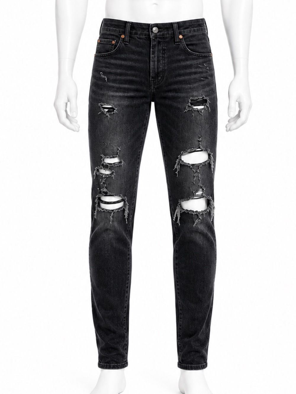 american eagle air flex 360 Black Ripped skinny Fit Jeans size 32x36